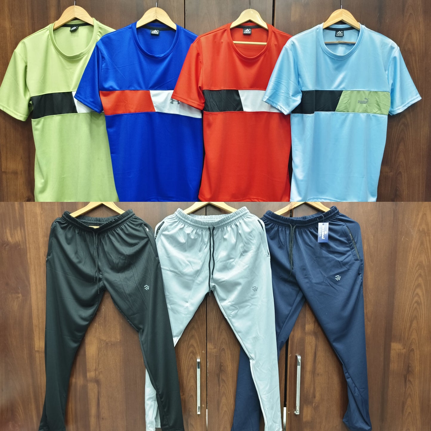 Combo of 4 Lycra Cuthands T Shirts and 3 Lycra Tracks Rs. 999 Only